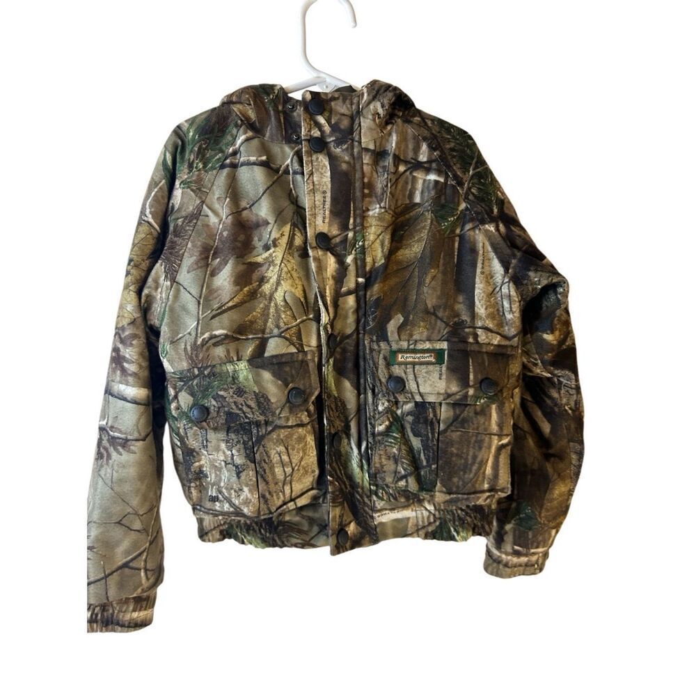 Remington reversible jacket youth 6/7 camouflage hunting‎ coat rn#104467